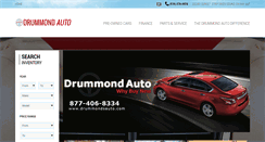 Desktop Screenshot of drummondsauto.com